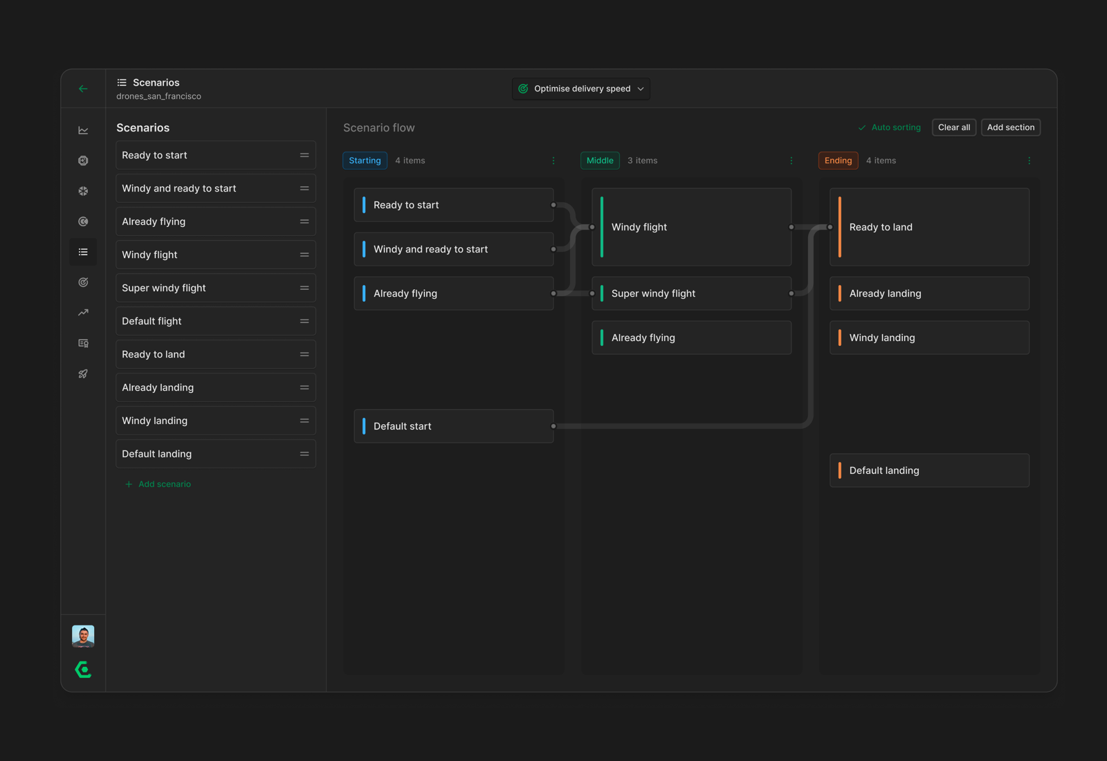 Composabl platform screen